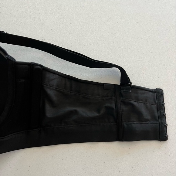 Cacique Comfort Bliss Bra Lightly Lined Multi-Way Strapless Black Sz 44DD - Picture 11 of 16